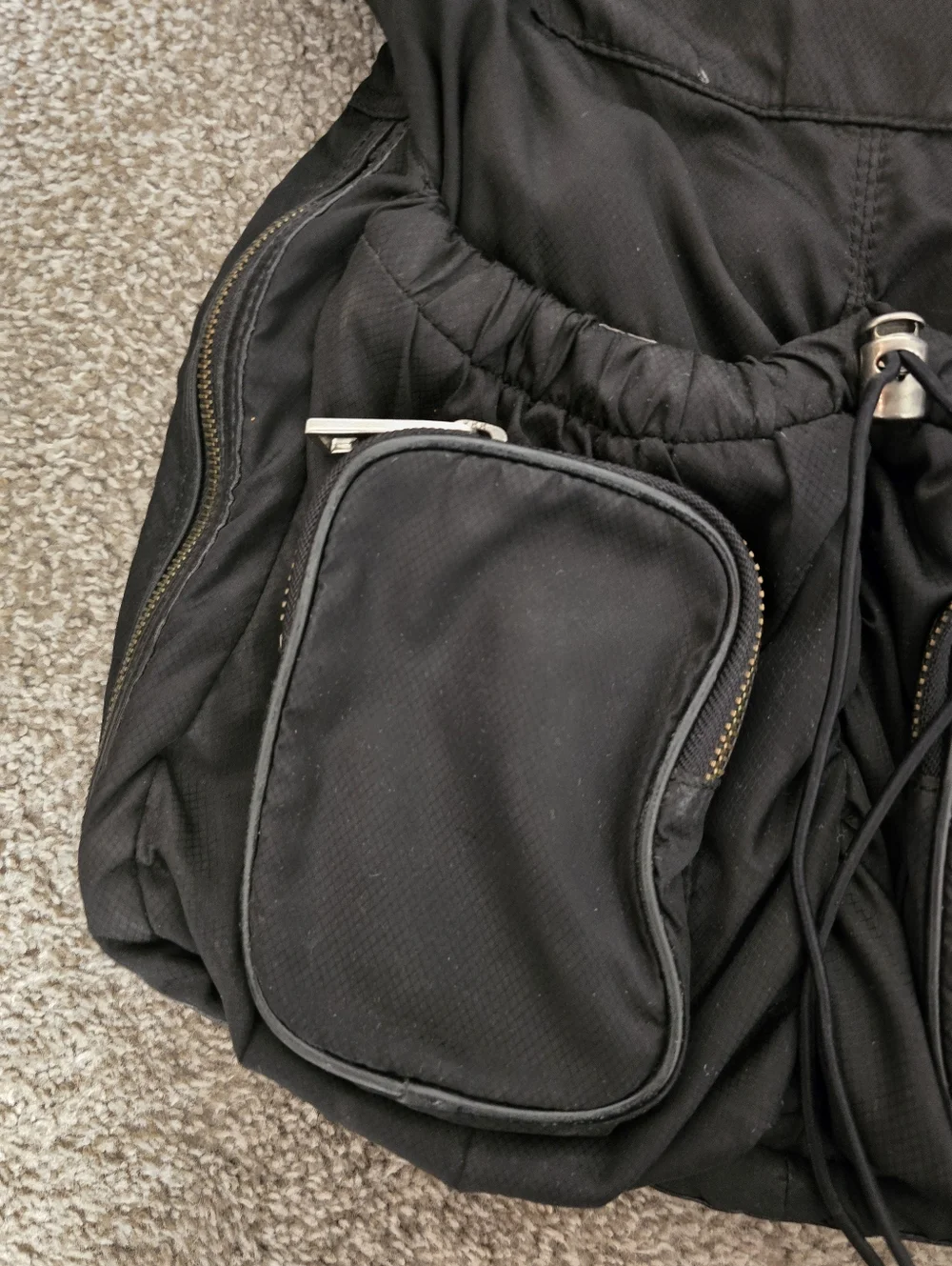 L.a.m.b. Black Nylon Tote Y2k - Picture 3 of 12